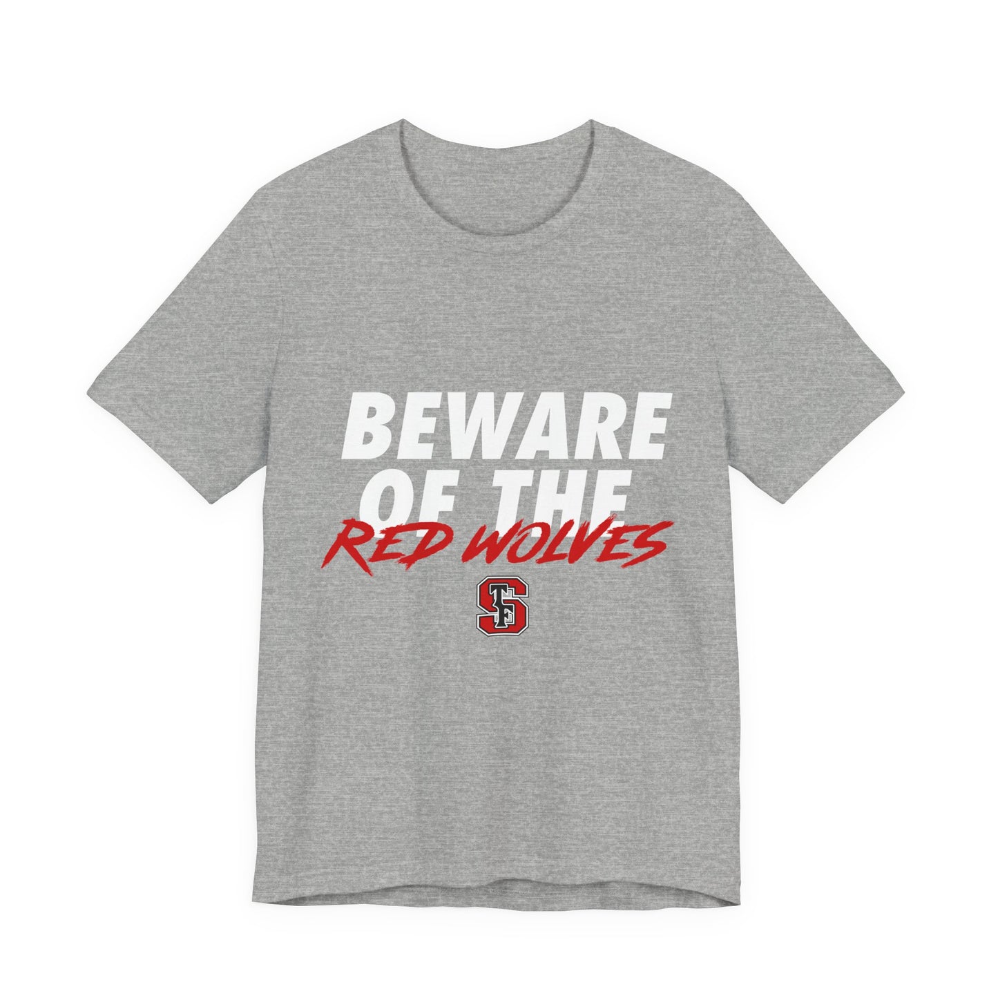 TF South Tee Shirt | Beware of The Red Wolves