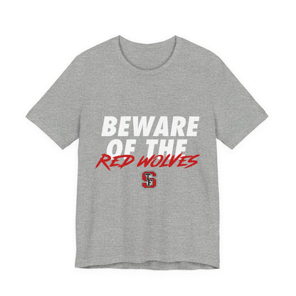 TF South Tee Shirt | Beware of The Red Wolves