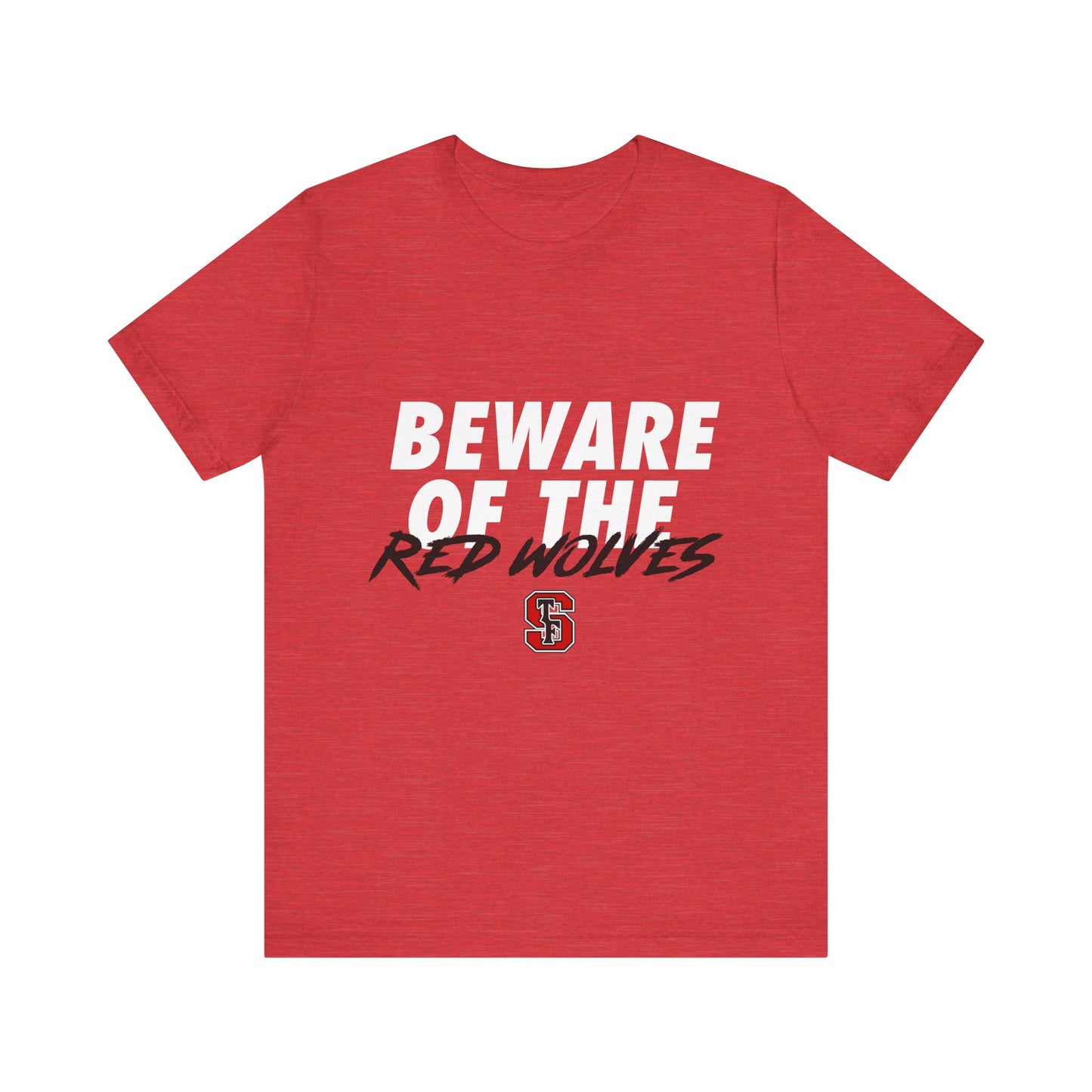 TF South Tee Shirt | Beware of The Red Wolves