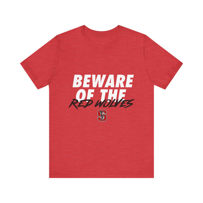 TF South Tee Shirt | Beware of The Red Wolves