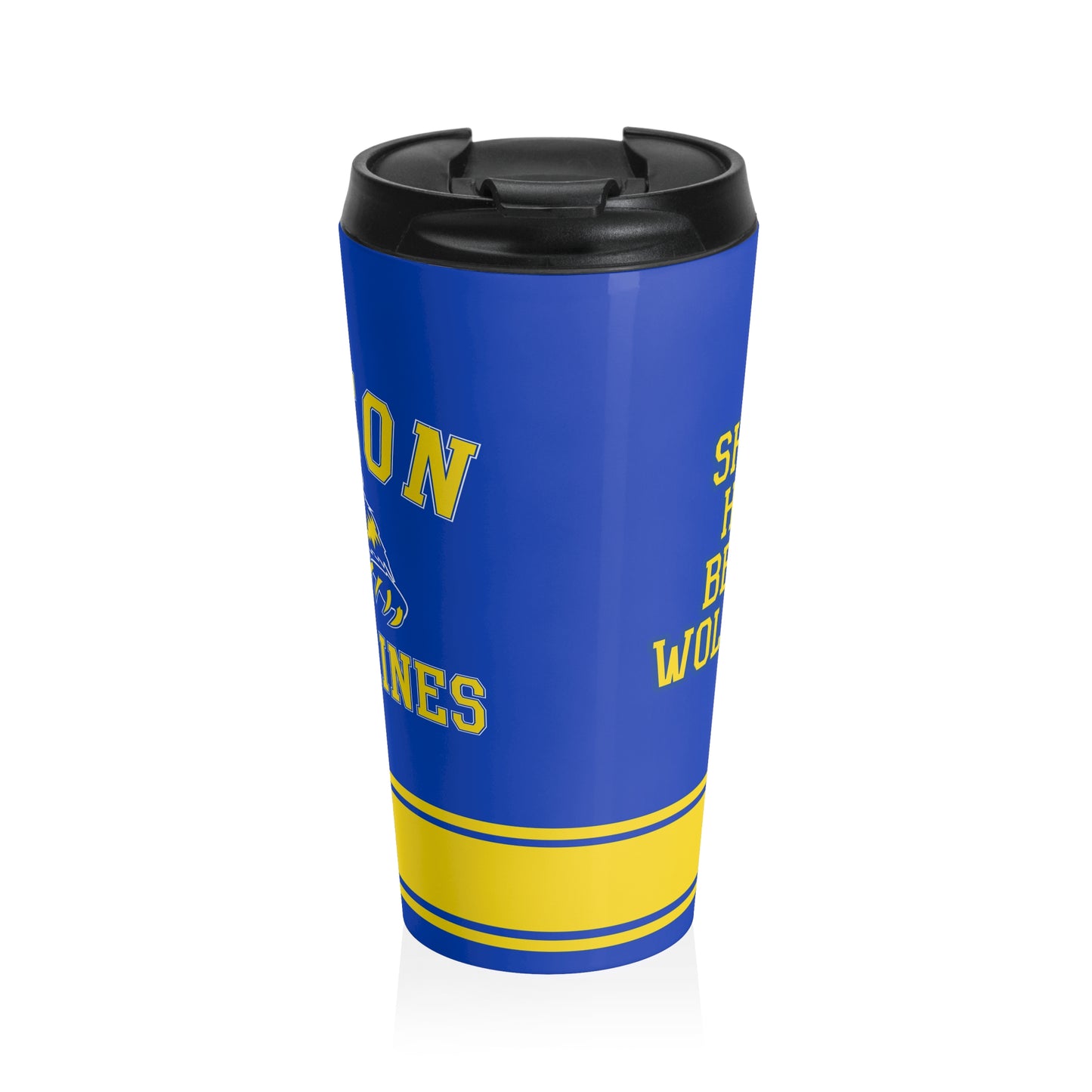 Simeon Wolverines Stainless Steel Travel Mug | Football SZN