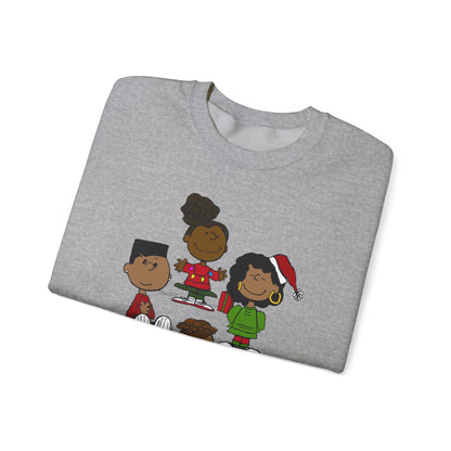 Black Charlie Brown Characters Christmas Shirt