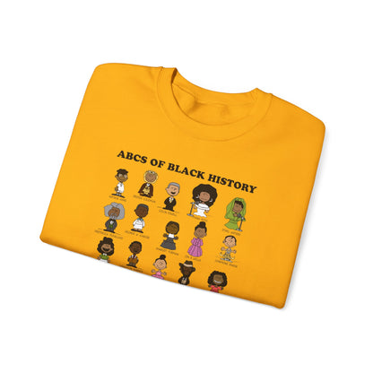 Copy of ABCs of Black History Unisex Heavy Blend™ Crewneck Sweatshirt