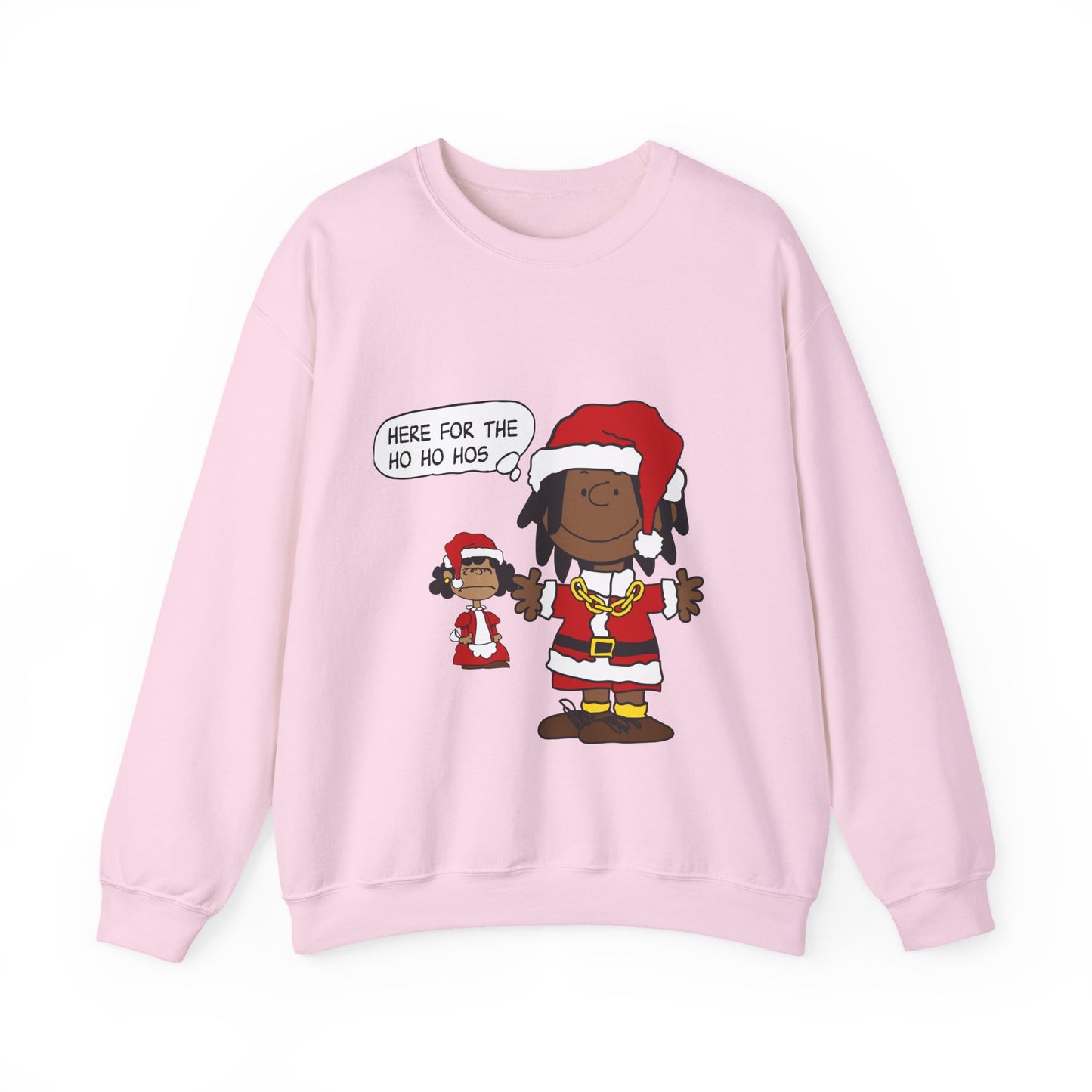 Black Santa Christmas Shirt – Holiday Graphic Tee for Women & Men | Keisha & Friends