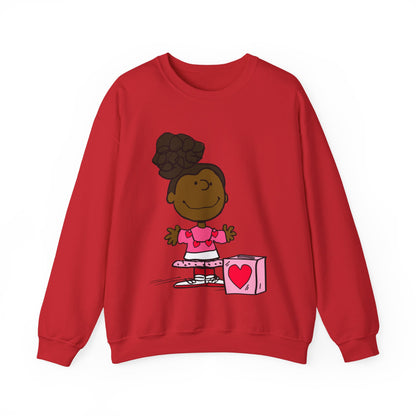 Copy of Black Charlie Brown Characters Valentine's Day Shirt