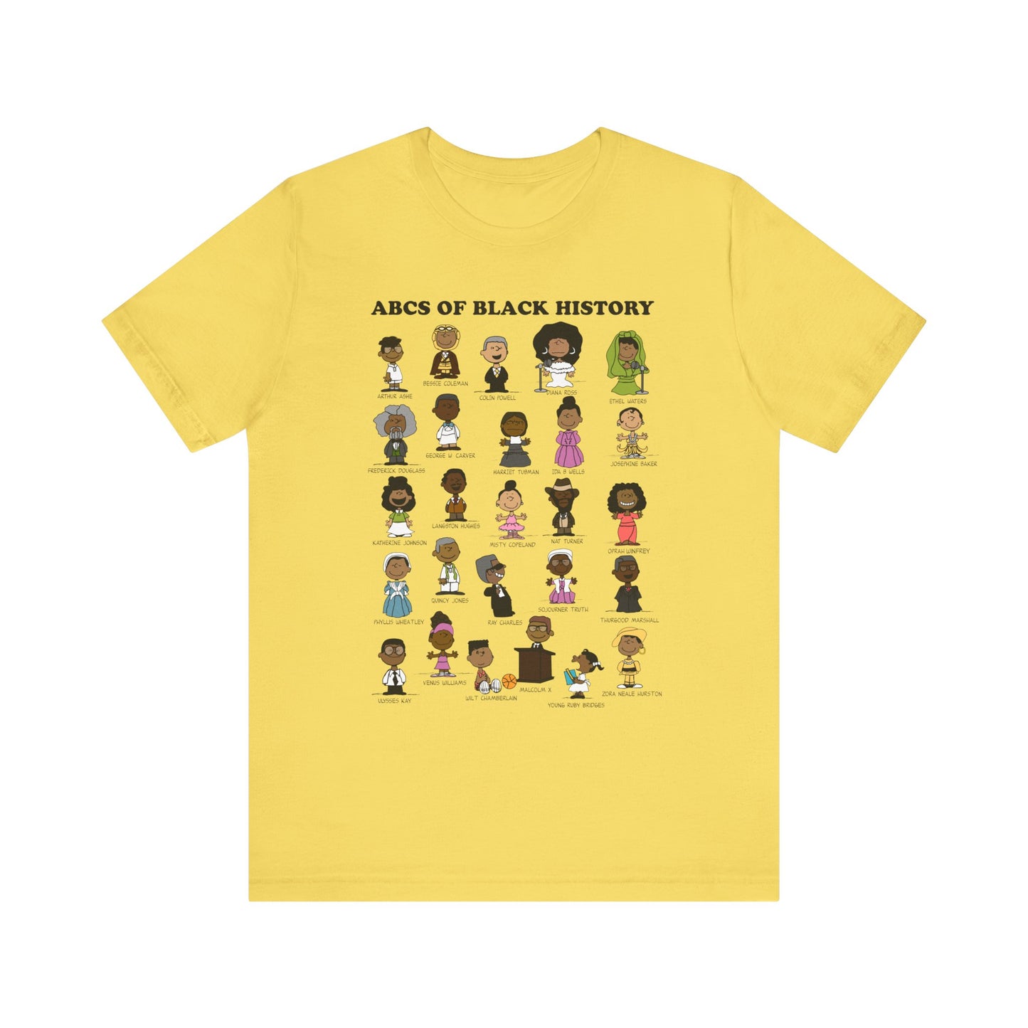 ABCs of Black History Short-Sleeve Unisex T-Shirt