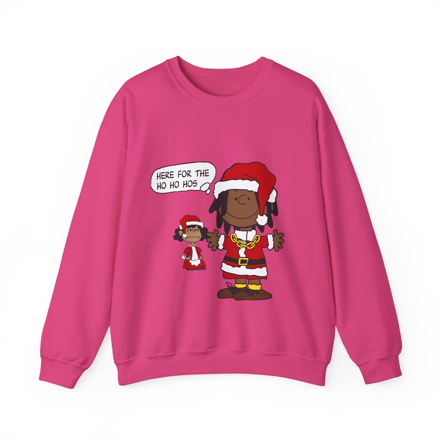 Black Santa Christmas Shirt – Holiday Graphic Tee for Women & Men | Keisha & Friends
