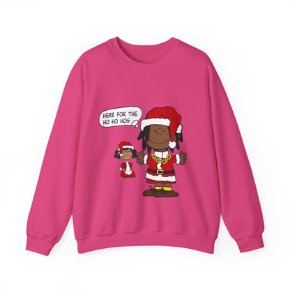 Black Santa Christmas Shirt – Holiday Graphic Tee for Women & Men | Keisha & Friends