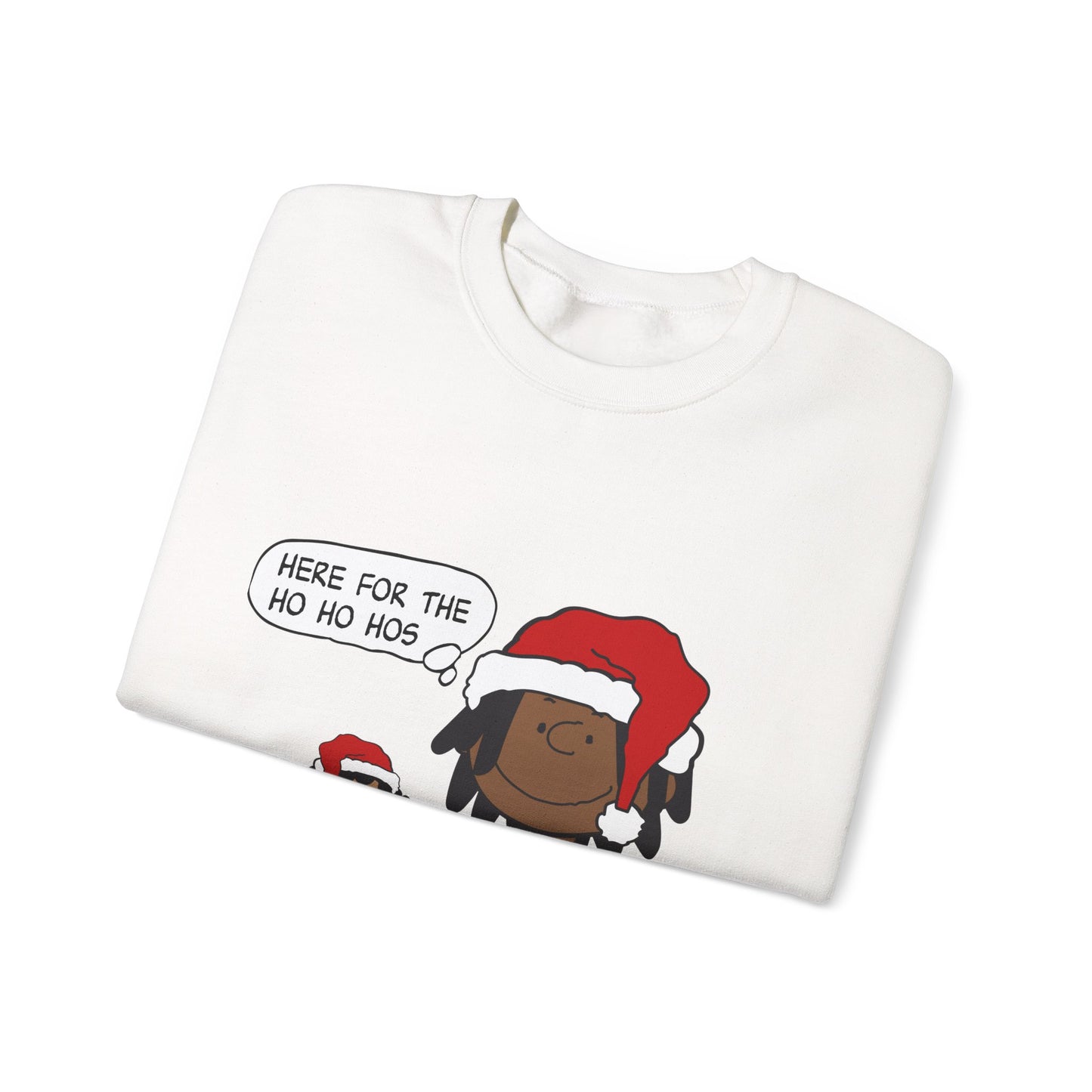 Black Santa Christmas Shirt – Holiday Graphic Tee for Women & Men | Keisha & Friends