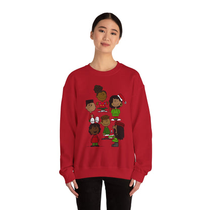 Black Charlie Brown Characters Christmas Shirt