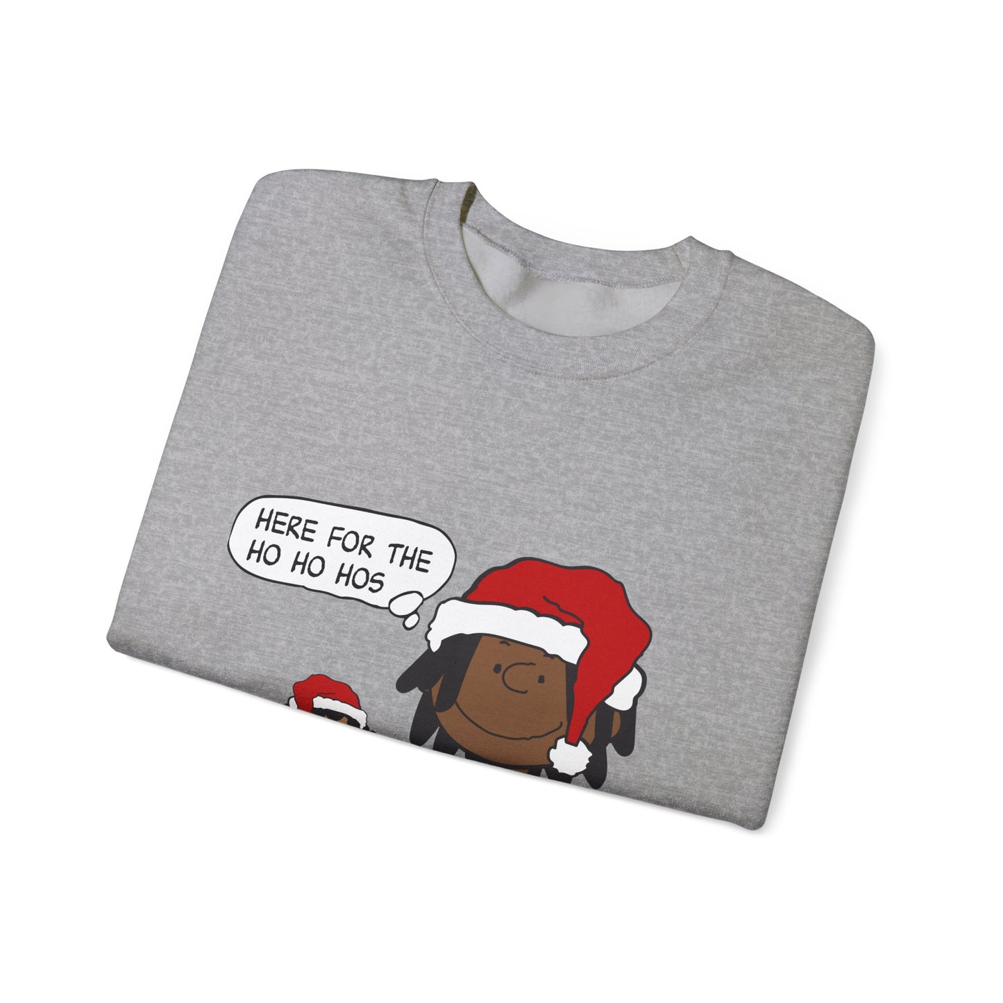Black Santa Christmas Shirt – Holiday Graphic Tee for Women & Men | Keisha & Friends