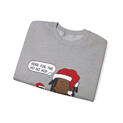 Black Santa Christmas Shirt – Holiday Graphic Tee for Women & Men | Keisha & Friends