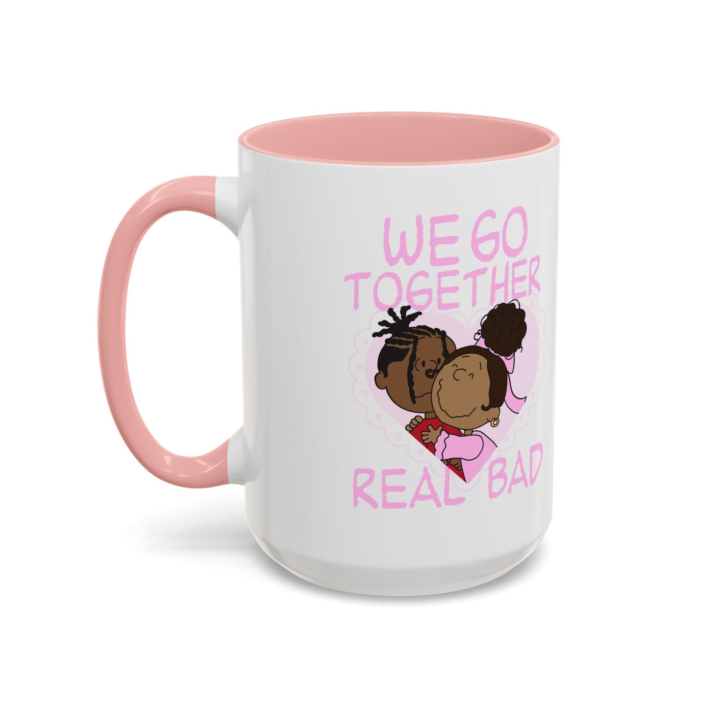 Keisha & The Gang | Black Charlie Brown Characters Valentine's Day Mug