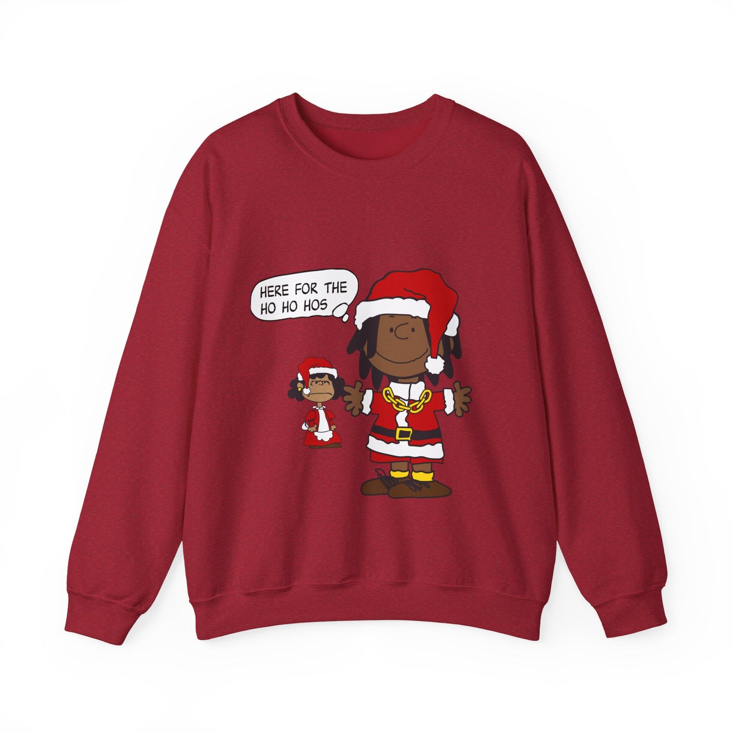 Black Santa Christmas Shirt – Holiday Graphic Tee for Women & Men | Keisha & Friends