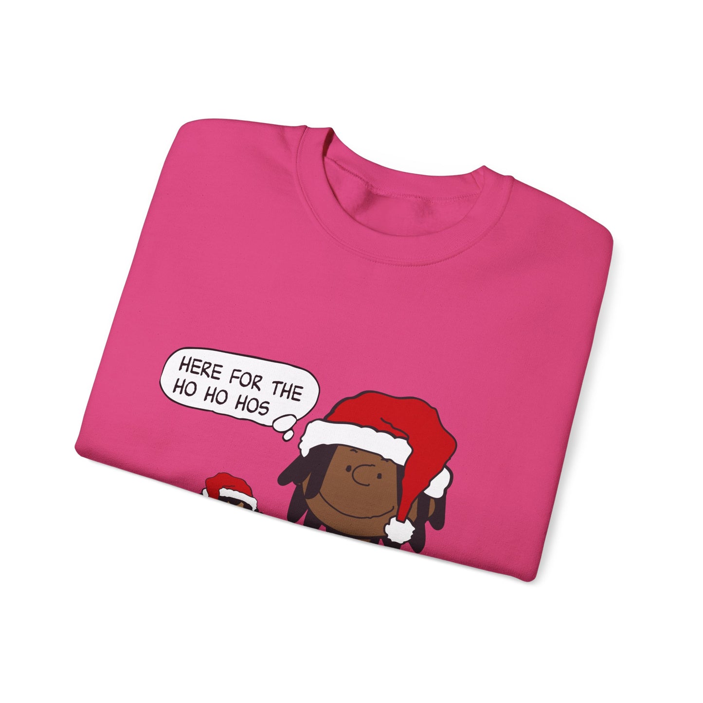 Black Santa Christmas Shirt – Holiday Graphic Tee for Women & Men | Keisha & Friends