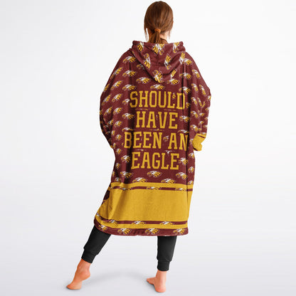 Lindblom Math and Science Academy Snug Hoodie | Hoodie Blanket | Lindblom Eagles | Football SZN