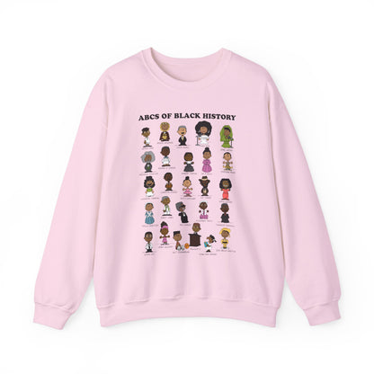 Copy of ABCs of Black History Unisex Heavy Blend™ Crewneck Sweatshirt