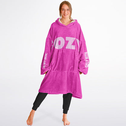 Cozy Lyrics Hoodie Blanket | Snug Hoodie