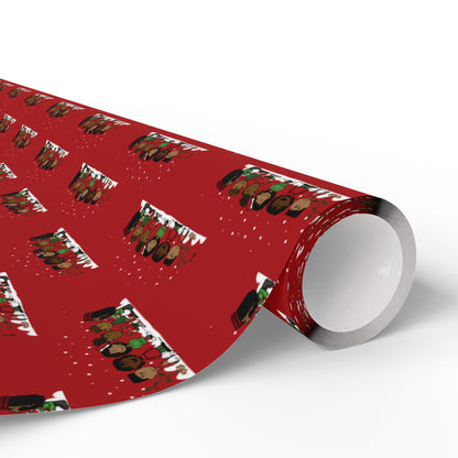 Keisha & Friends | Black Characters | Christmas Wrapping Paper