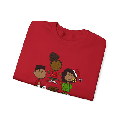 Black Charlie Brown Characters Christmas Shirt