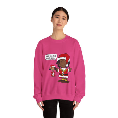 Black Santa Christmas Shirt – Holiday Graphic Tee for Women & Men | Keisha & Friends