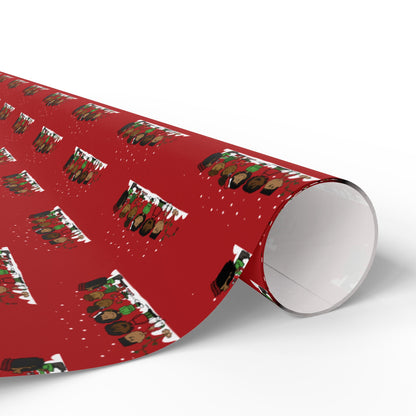 Keisha & Friends | Black Characters | Christmas Wrapping Paper