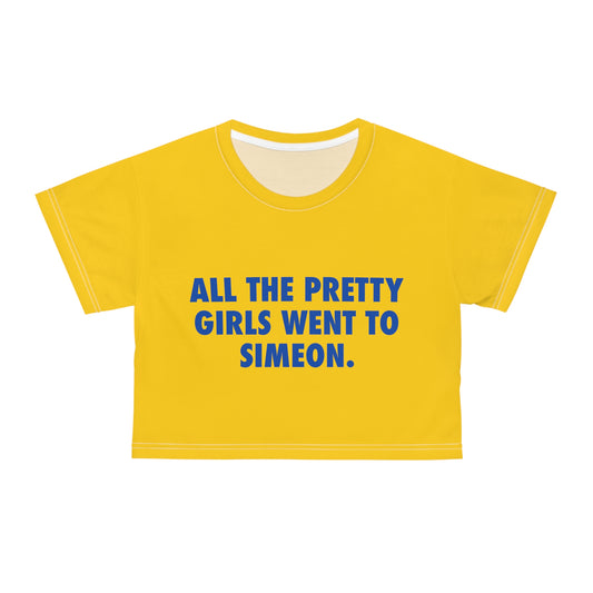 Simeon Wolverines| Pretty Girls | Simeon Career Academy Crop Top