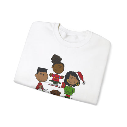 Black Charlie Brown Characters Christmas Shirt