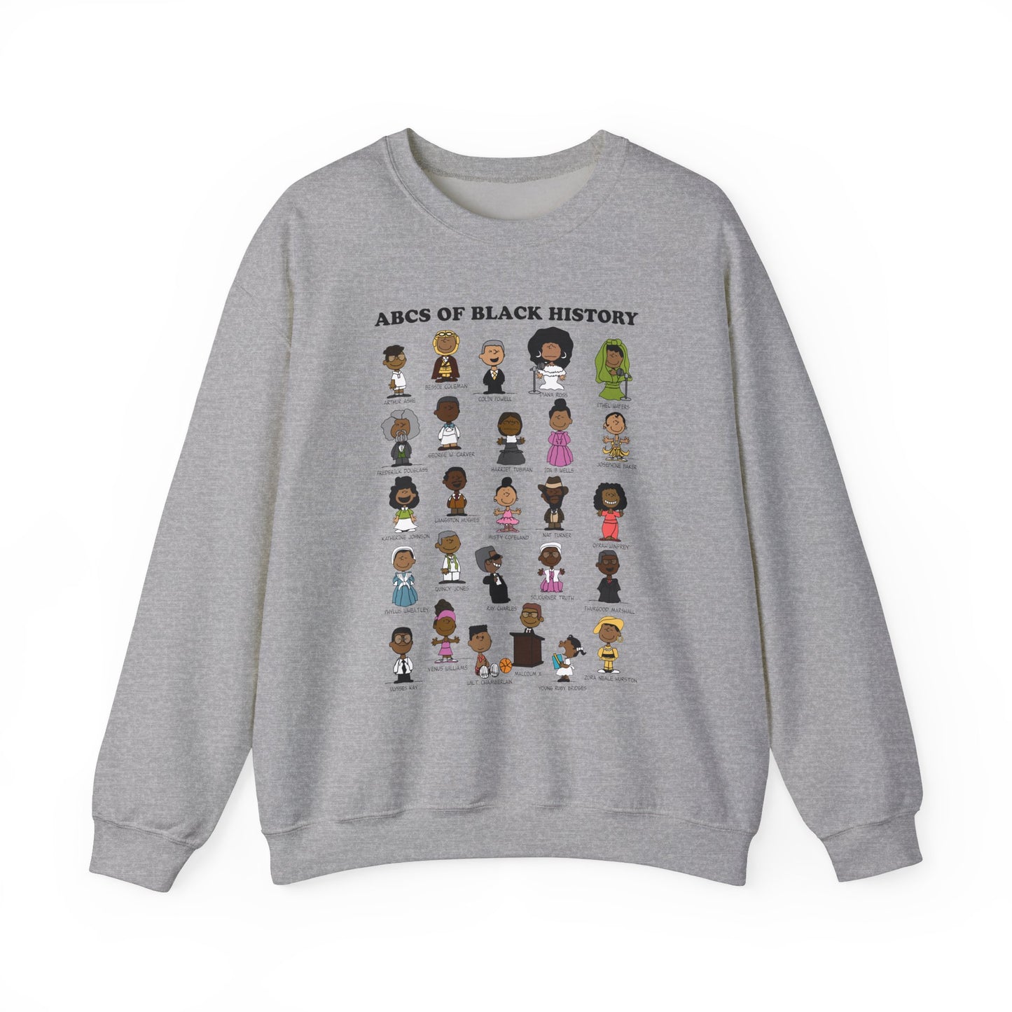 Copy of ABCs of Black History Unisex Heavy Blend™ Crewneck Sweatshirt