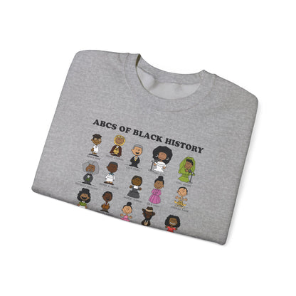 Copy of ABCs of Black History Unisex Heavy Blend™ Crewneck Sweatshirt