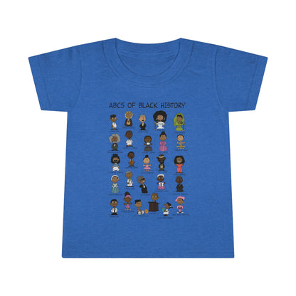 Toddler ABCs of Black History T-shirt