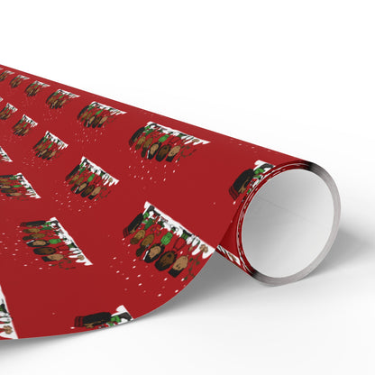 Keisha & Friends | Black Characters | Christmas Wrapping Paper