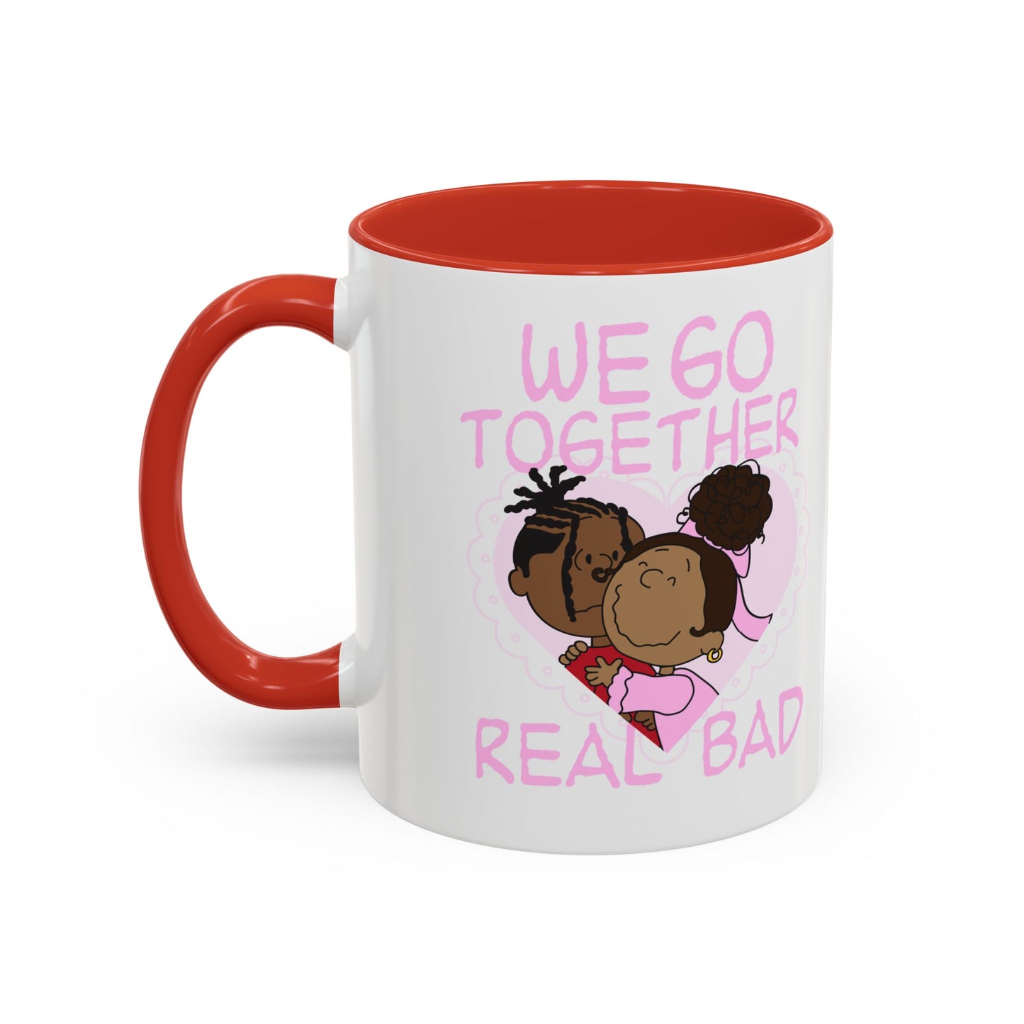 Keisha & The Gang | Black Charlie Brown Characters Valentine's Day Mug