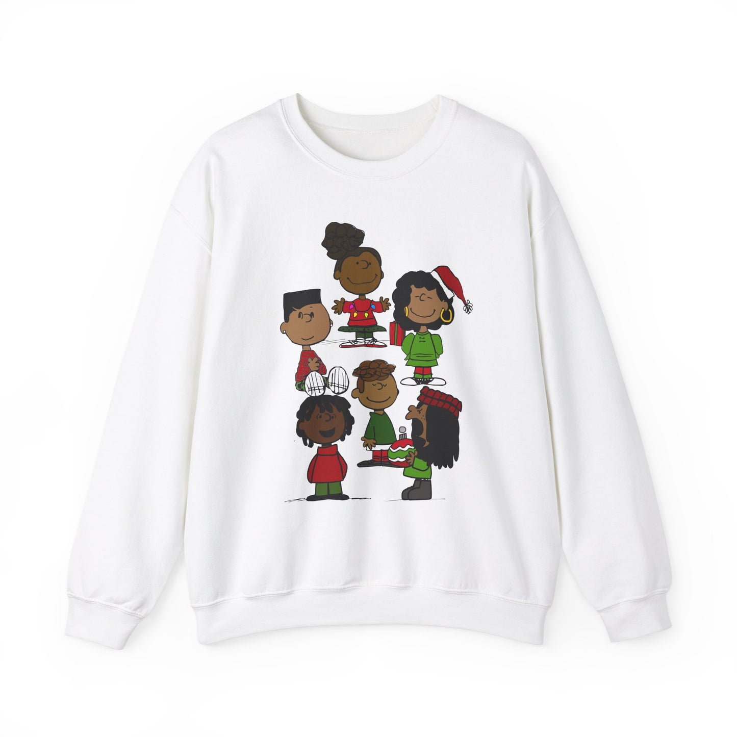 Black Charlie Brown Characters Christmas Shirt