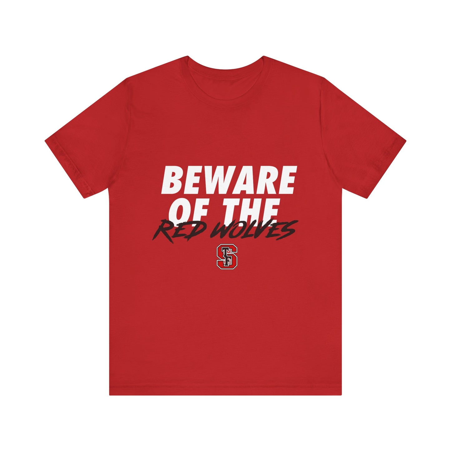 TF South Tee Shirt | Beware of The Red Wolves