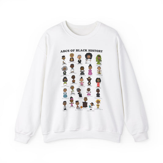 Copy of ABCs of Black History Unisex Heavy Blend™ Crewneck Sweatshirt