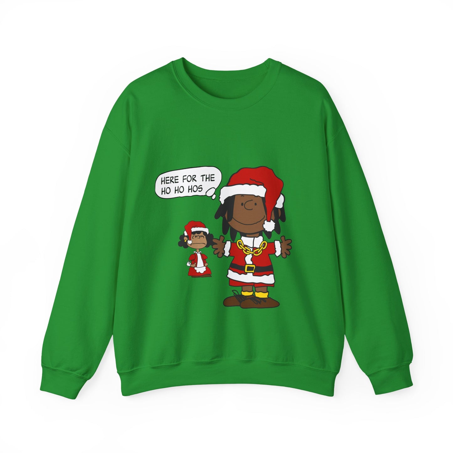 Black Santa Christmas Shirt – Holiday Graphic Tee for Women & Men | Keisha & Friends