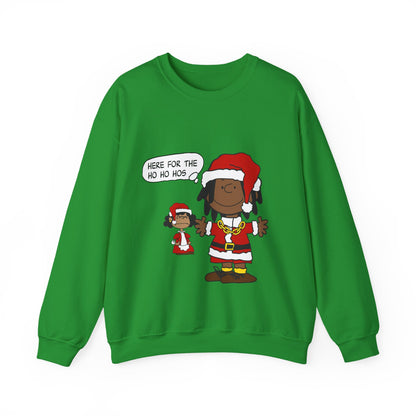 Black Santa Christmas Shirt – Holiday Graphic Tee for Women & Men | Keisha & Friends