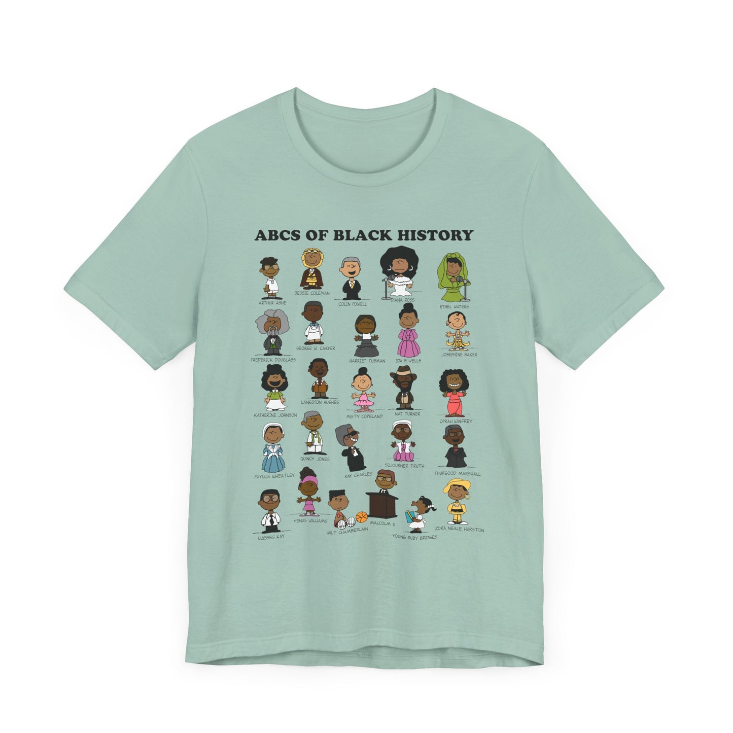 ABCs of Black History Short-Sleeve Unisex T-Shirt