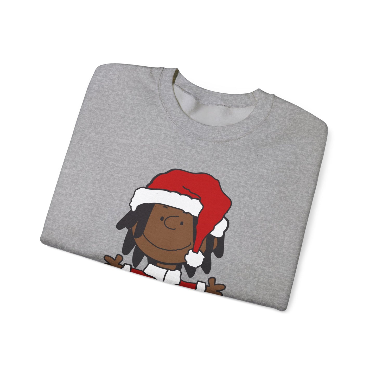 Black Santa Christmas Shirt – Holiday Graphic Tee for Women & Men | Keisha & Friends