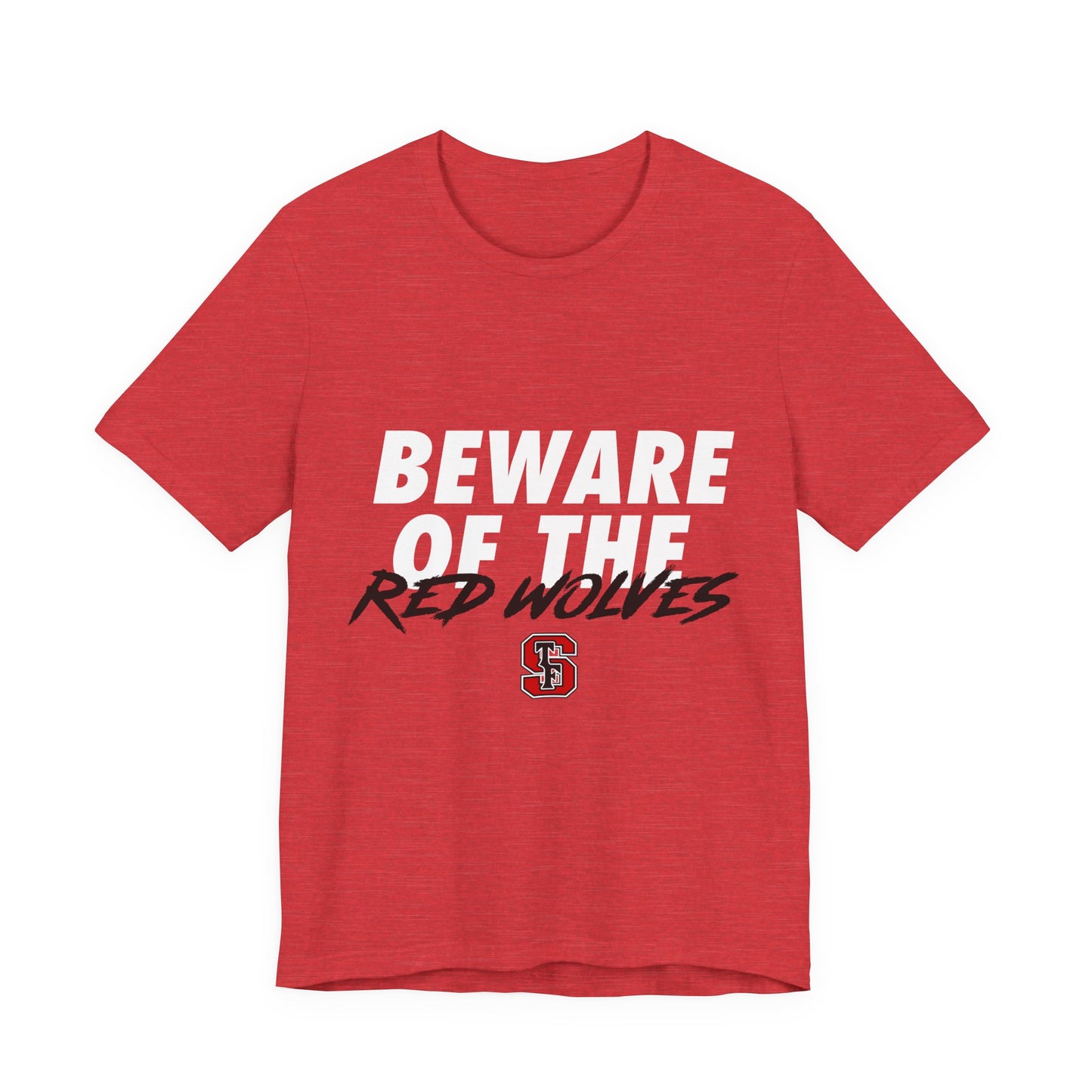 TF South Tee Shirt | Beware of The Red Wolves