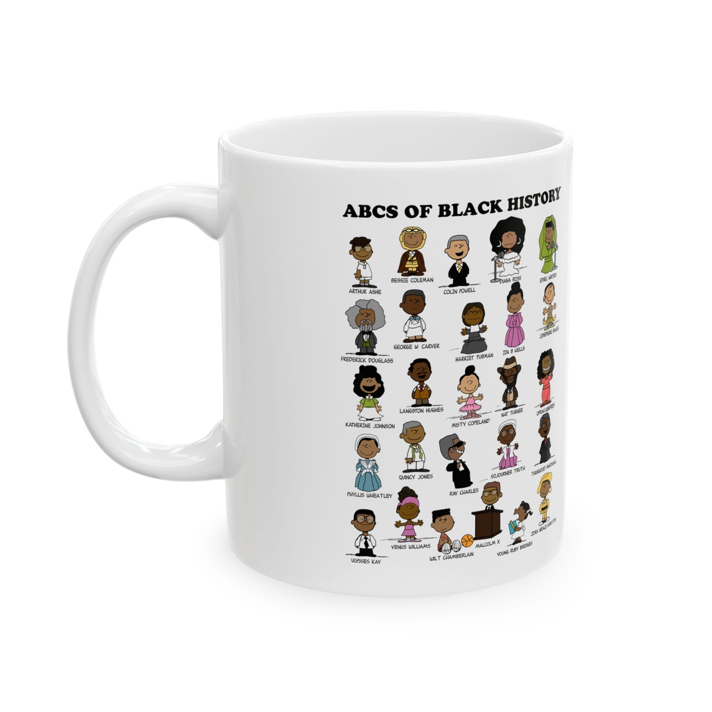 Black Charlie Brown | Keisha & Friends Black History Month Mug