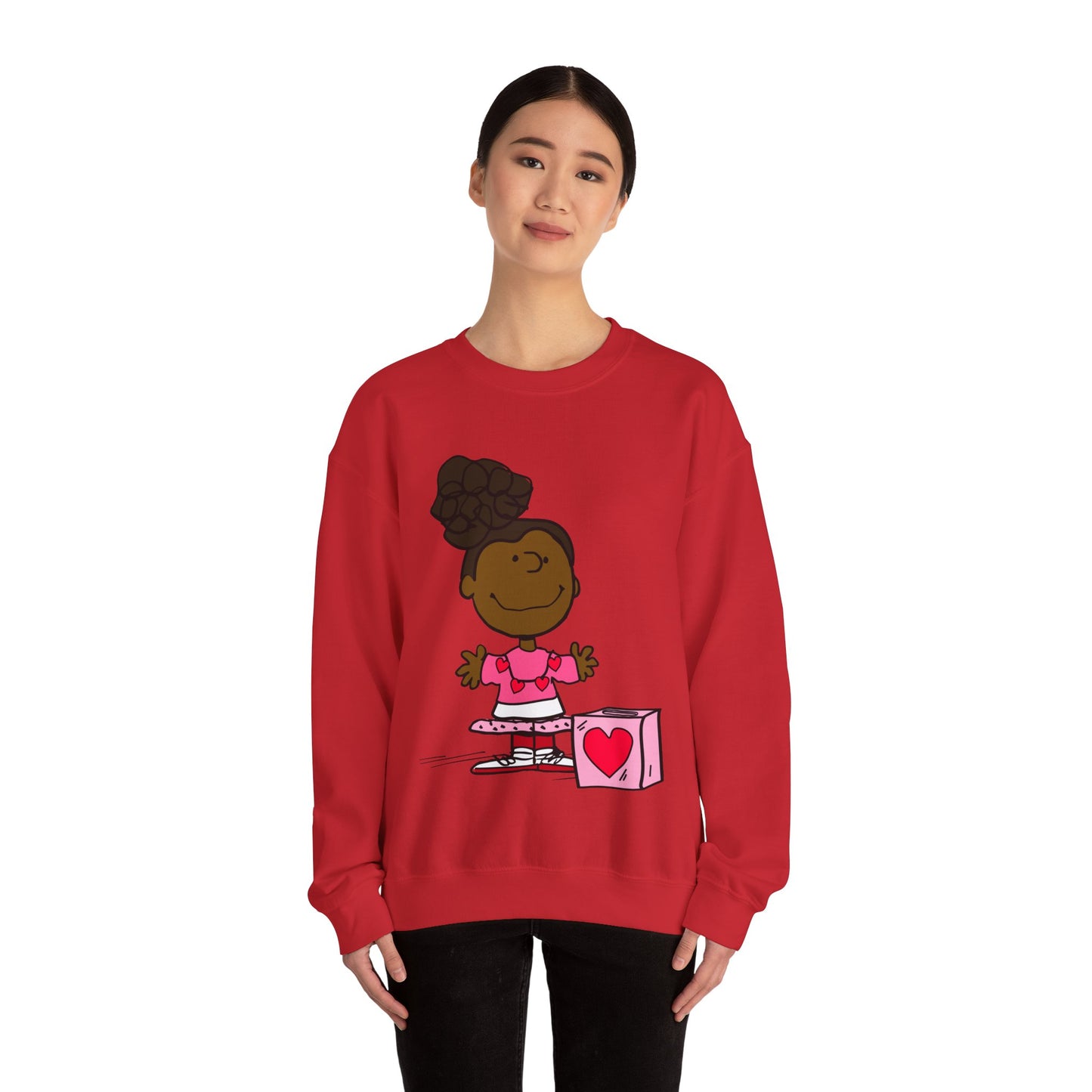 Copy of Black Charlie Brown Characters Valentine's Day Shirt