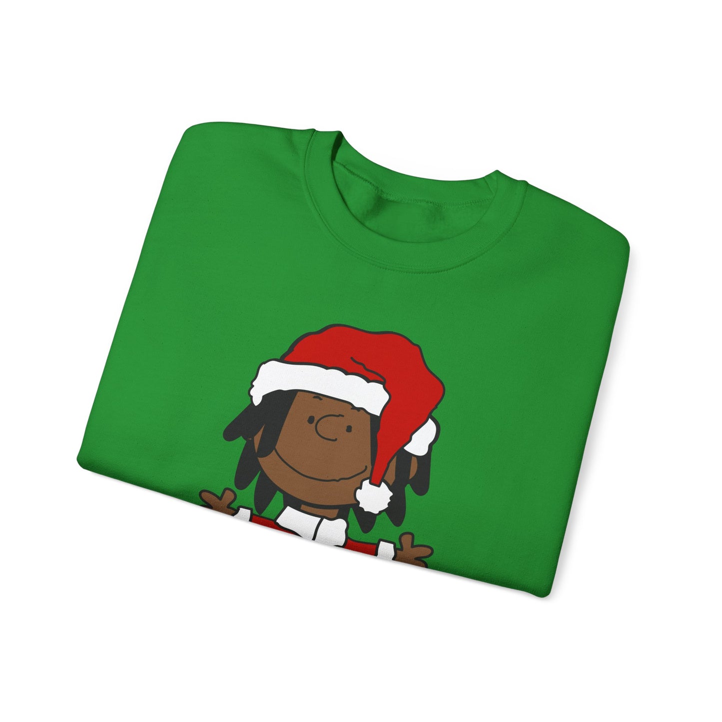 Black Santa Christmas Shirt – Holiday Graphic Tee for Women & Men | Keisha & Friends