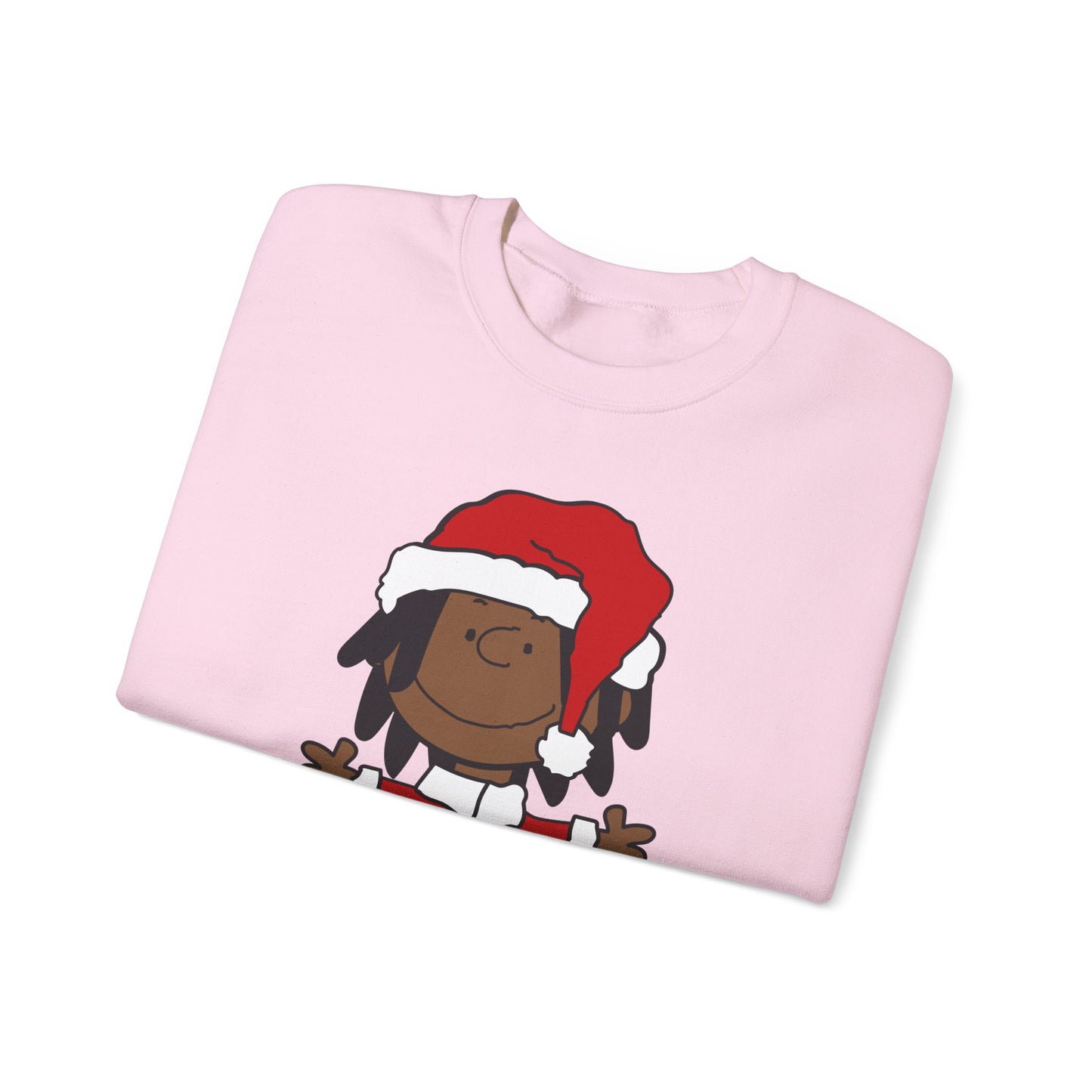 Black Santa Christmas Shirt – Holiday Graphic Tee for Women & Men | Keisha & Friends