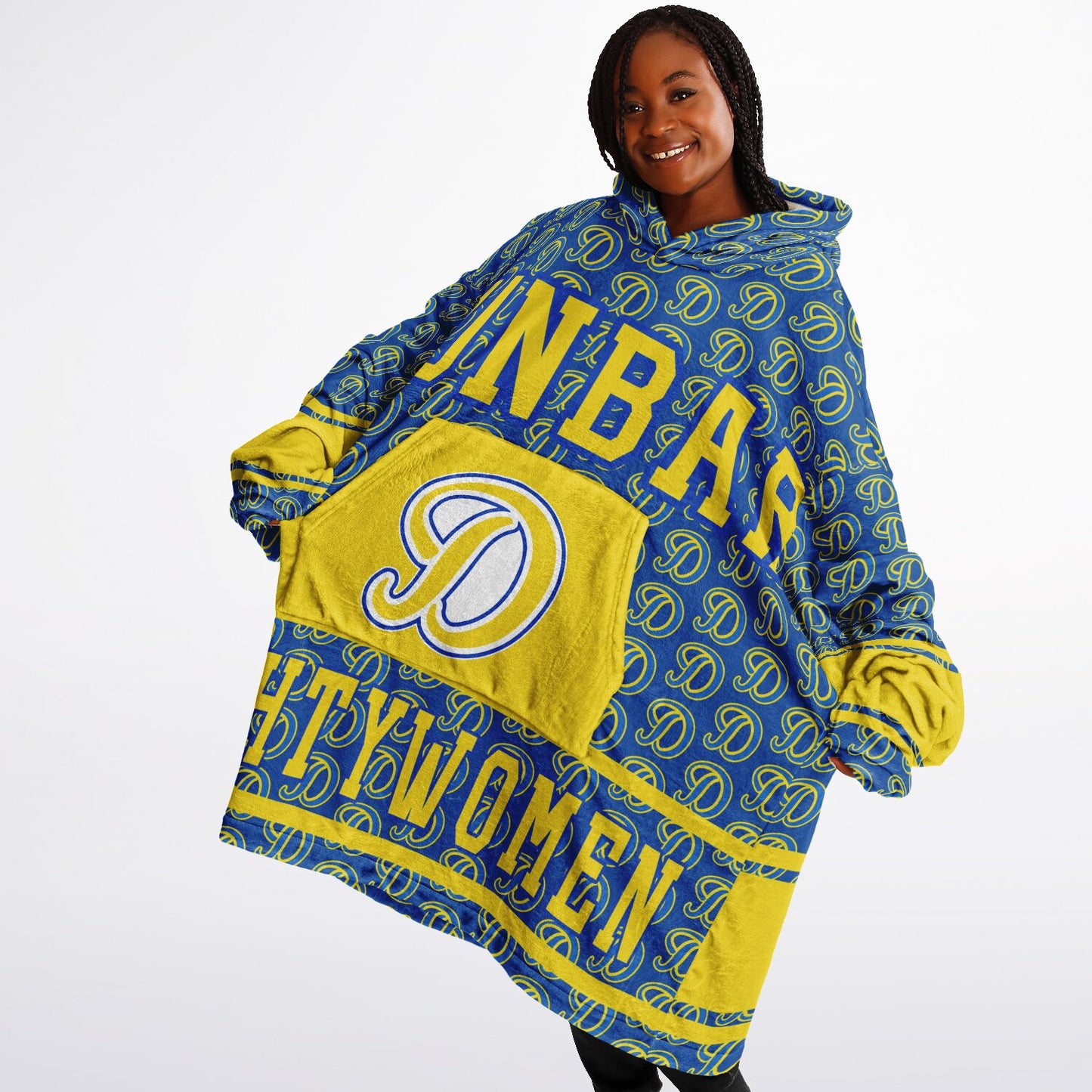 Dunbar Vocational School Snug Hoodie | Hoodie Blanket | Dunbar MightyWomen | Football SZN