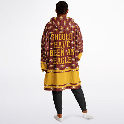 Lindblom Math and Science Academy Snug Hoodie | Hoodie Blanket | Lindblom Eagles | Football SZN