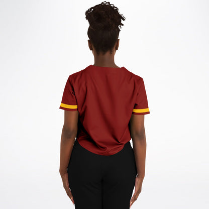 Lindblom Math and Science Academy Cropped Baseball Jersey | Lindblom Eagles