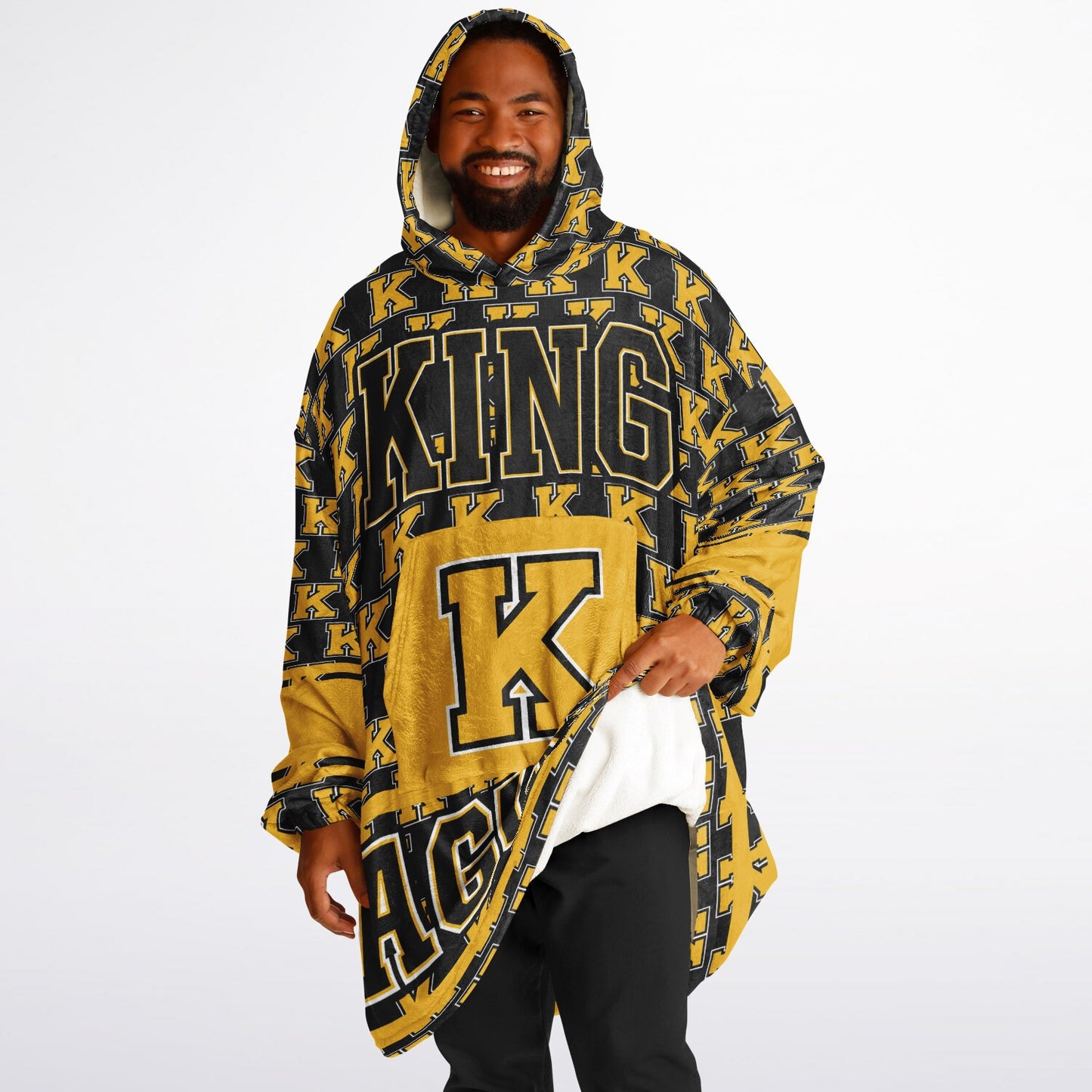 King College Prep King Snug Hoodie | Hoodie Blanket | King Jaguars | Football SZN