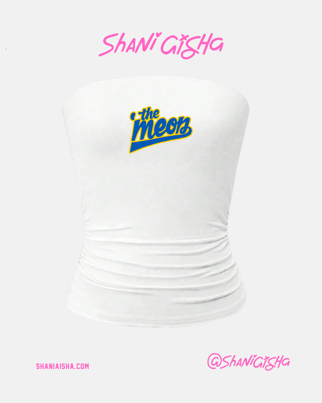 Simeon “The Meon” Tube Top 🤍💙💛